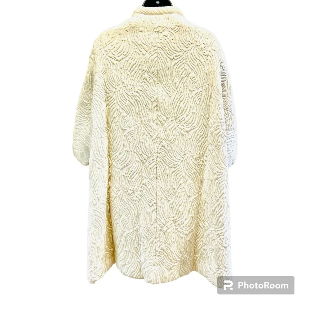 Vintage Jackie Kennedy inspired Embossed Dress Coat